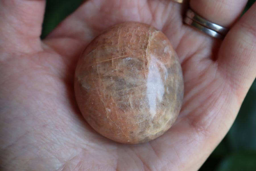 Peach moonstone pocket stone 1 new