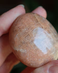 Peach moonstone pocket stone 1 new