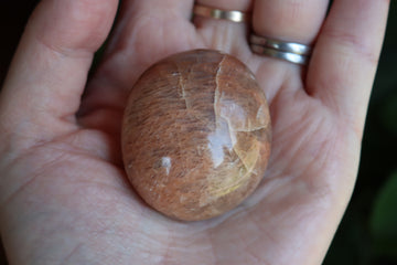 Peach moonstone pocket stone 4 new