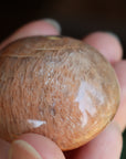 Peach moonstone pocket stone 4 new