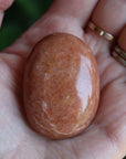 Peach moonstone pocket stone 6 new