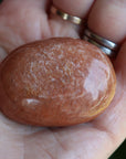 Peach moonstone pocket stone 6 new