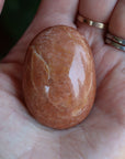 Peach moonstone pocket stone 6 new