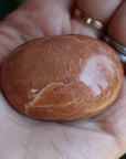 Peach moonstone pocket stone 6 new