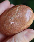 Peach moonstone pocket stone 6 new