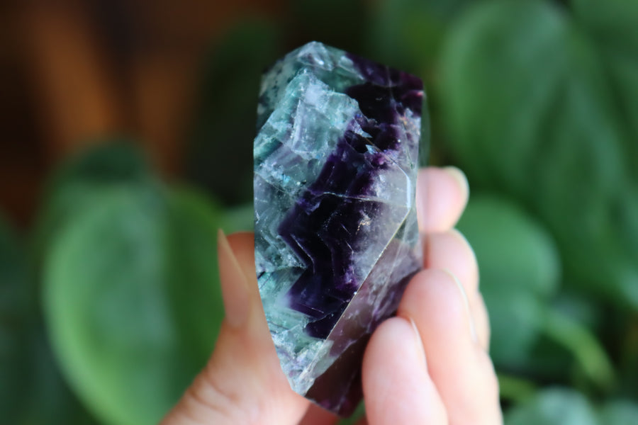 Rainbow fluorite free form 2 new