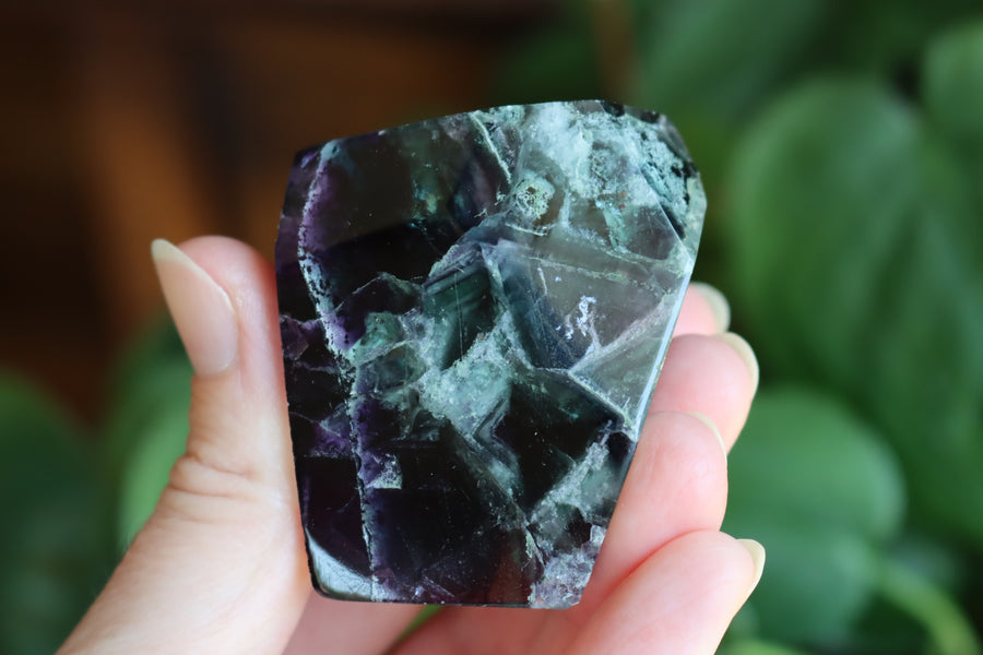 Rainbow fluorite free form 2 new