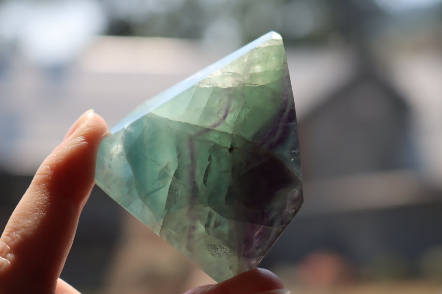 Rainbow fluorite free form 5 new