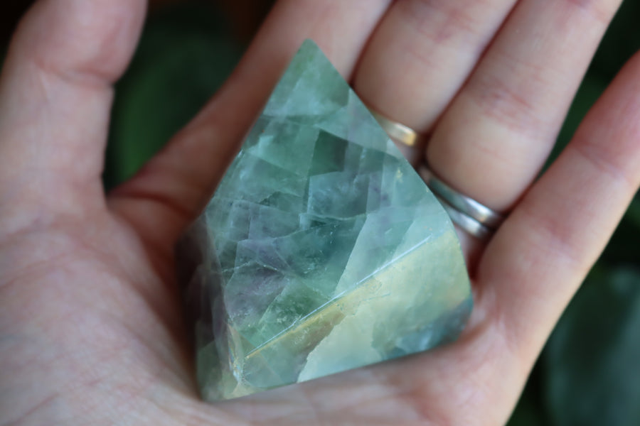 Rainbow fluorite free form 5 new