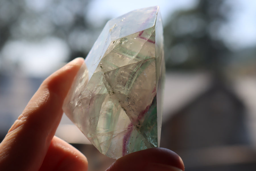 Rainbow fluorite free form 7 new