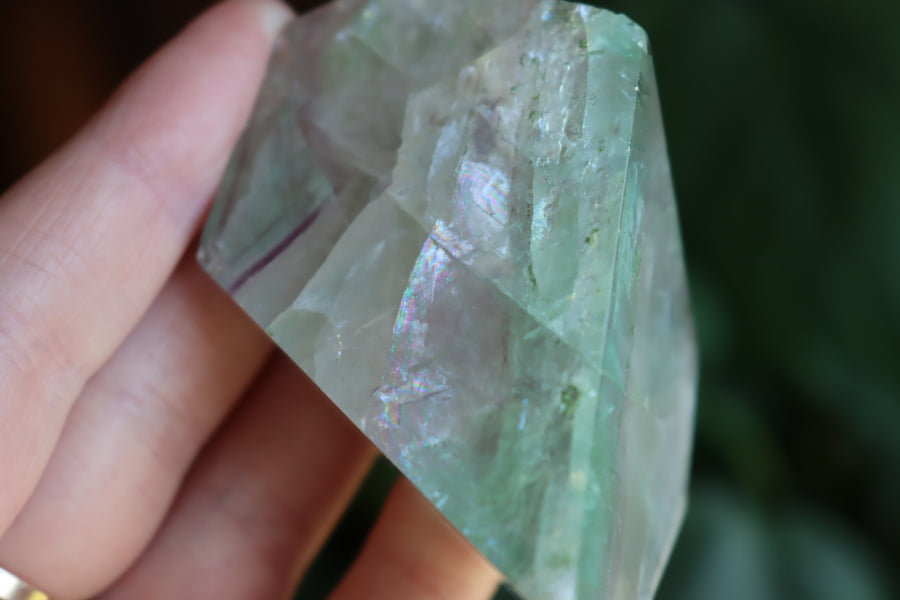 Rainbow fluorite free form 7 new