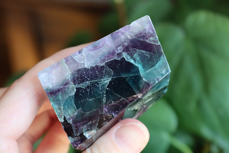 Rainbow fluorite free form 9 new