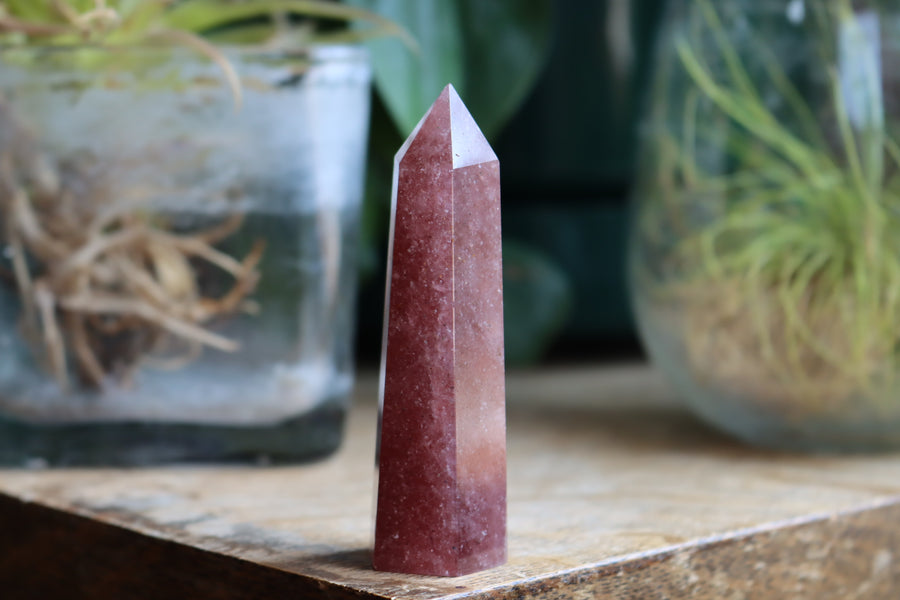 Strawberry quartz tower 8 new