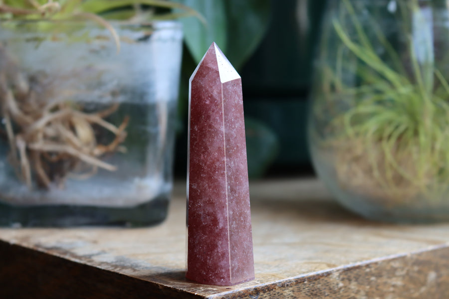 Strawberry quartz tower 8 new