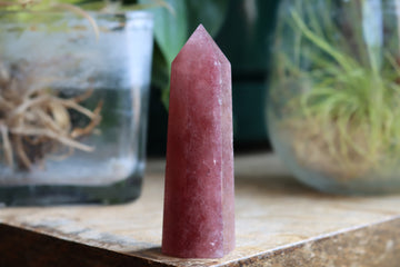 Strawberry quartz tower 10 new