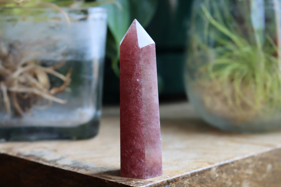 Strawberry quartz tower 10 new