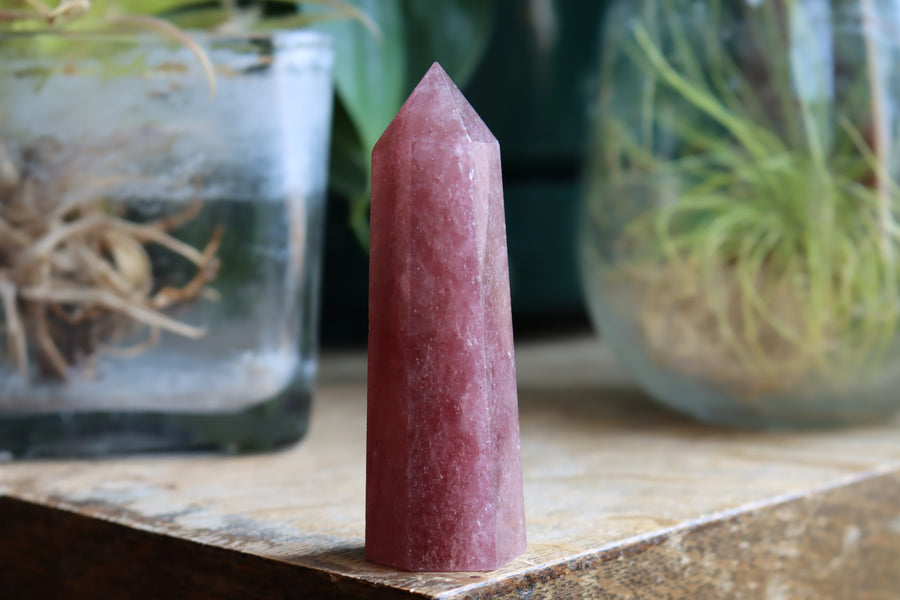 Strawberry quartz tower 10 new