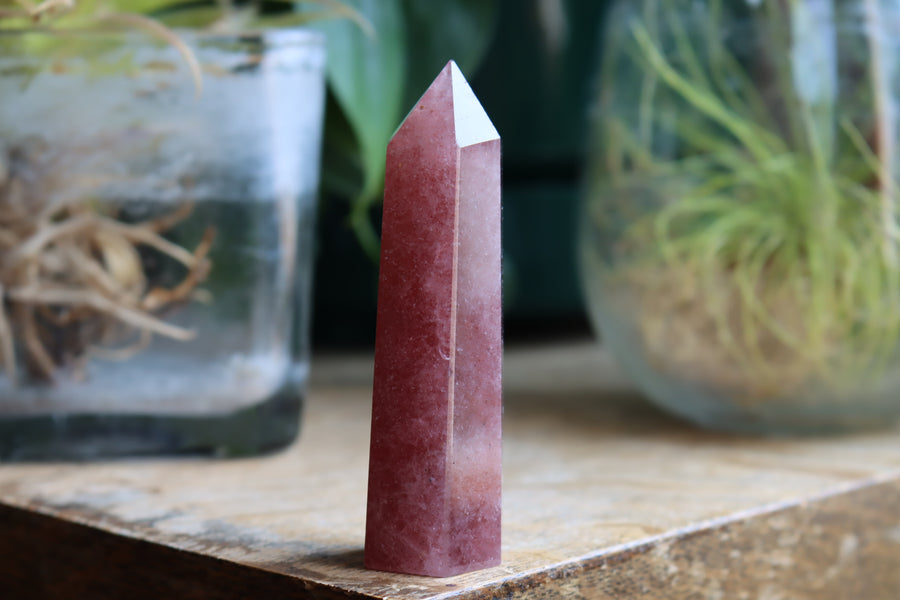 Strawberry quartz tower 10 new