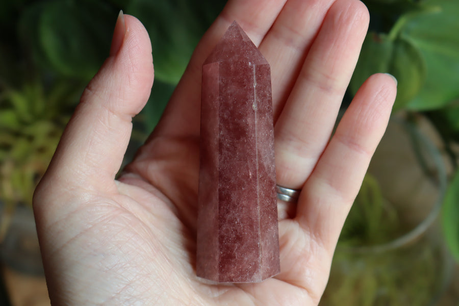 Strawberry quartz tower 10 new