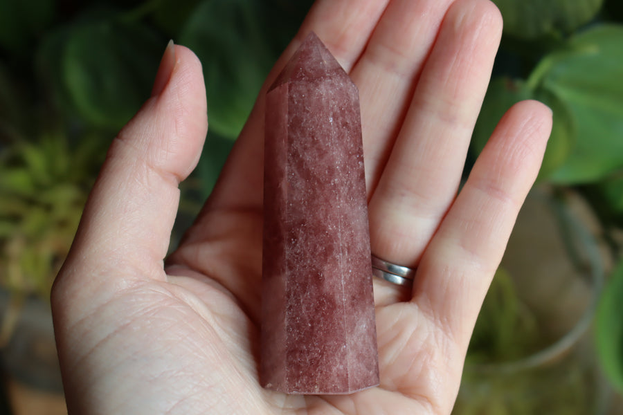 Strawberry quartz tower 10 new