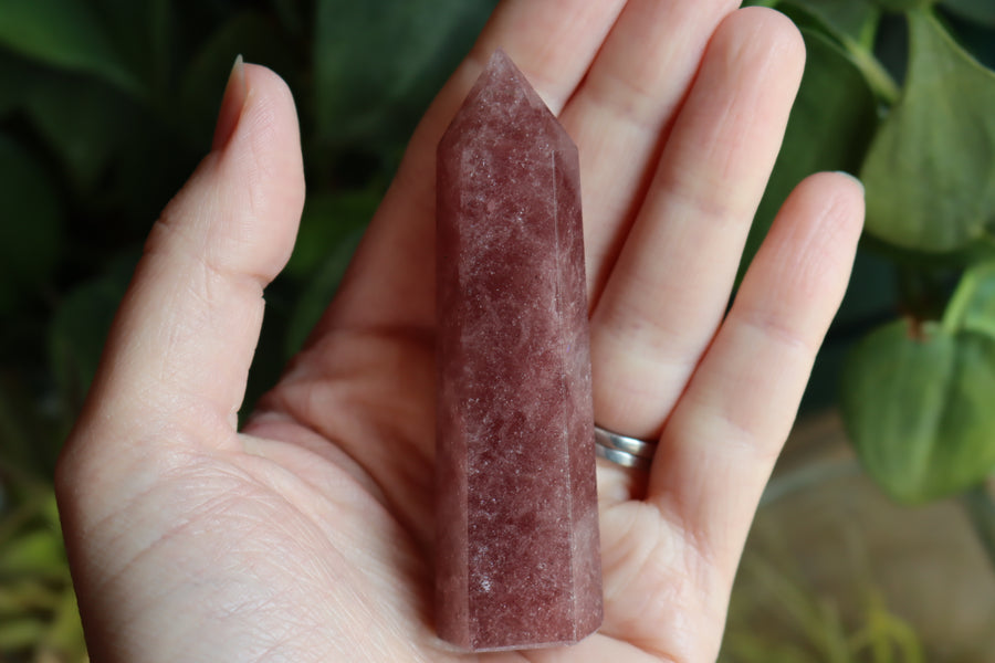 Strawberry quartz tower 12 new