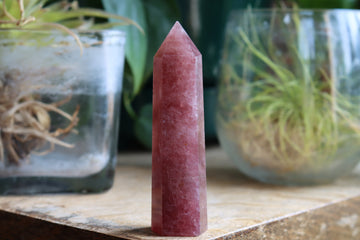 Strawberry quartz tower 14 new