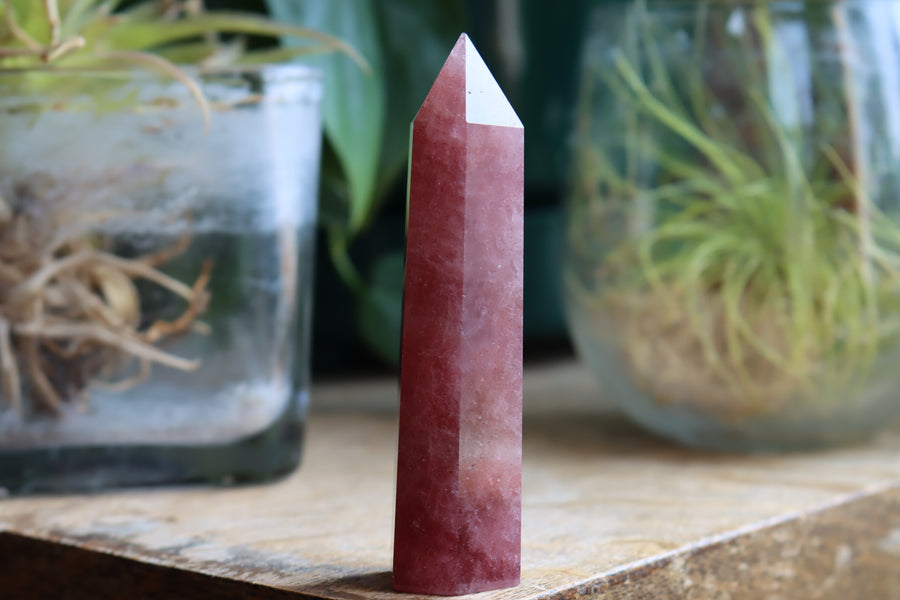 Strawberry quartz tower 14 new