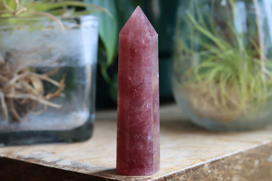 Strawberry quartz tower 14 new