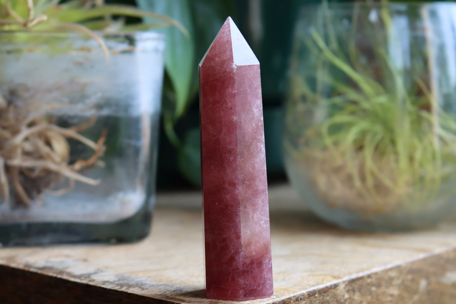 Strawberry quartz tower 14 new