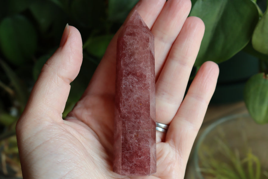 Strawberry quartz tower 14 new