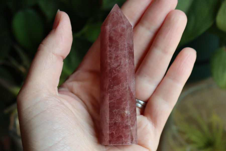 Strawberry quartz tower 14 new