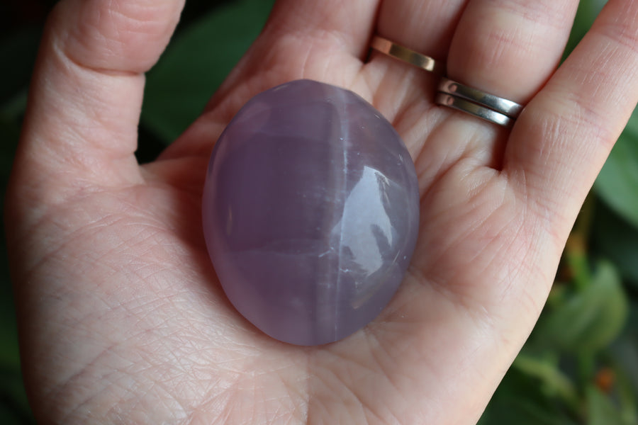 Lavender fluorite pocket stone 16 new