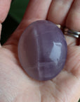 Lavender fluorite pocket stone 16 new