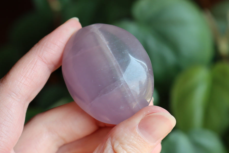 Lavender fluorite pocket stone 16 new