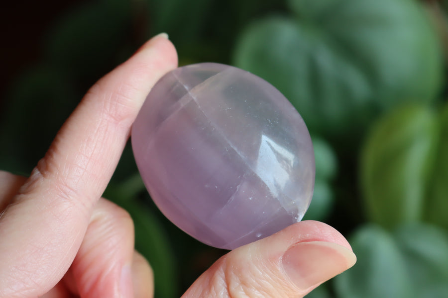 Lavender fluorite pocket stone 16 new