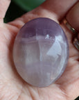 Lavender fluorite pocket stone 17 new