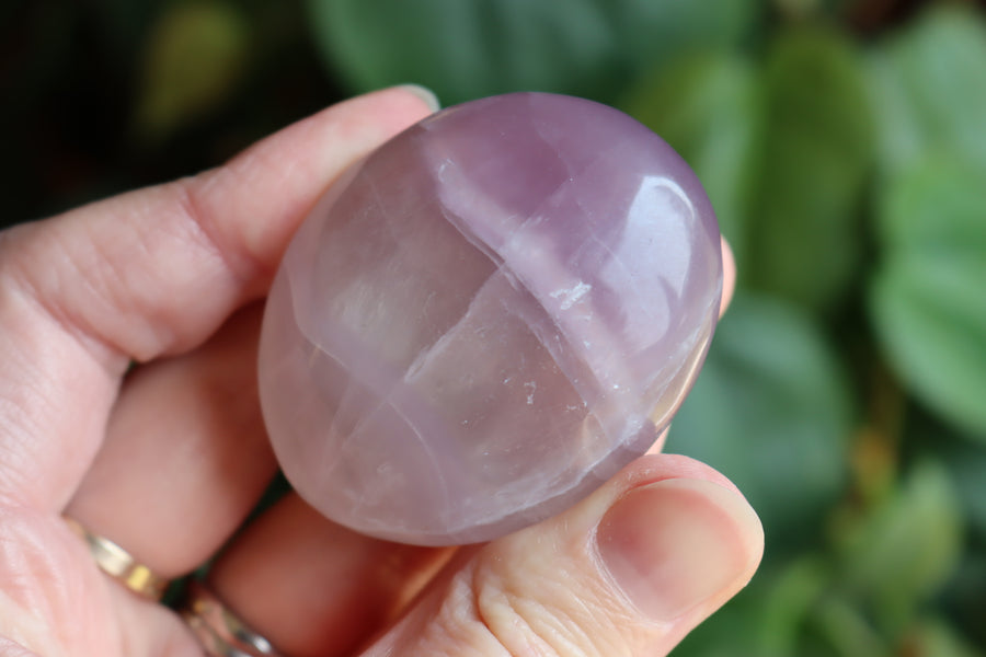 Lavender fluorite pocket stone 17 new