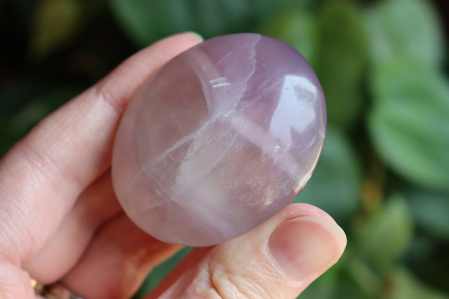 Lavender fluorite pocket stone 17 new