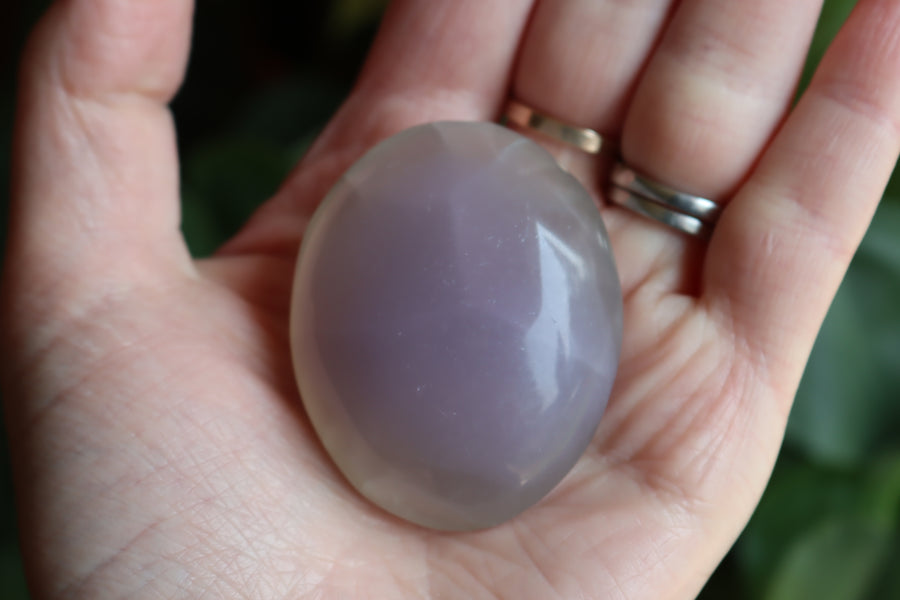 Lavender fluorite pocket stone 18 new