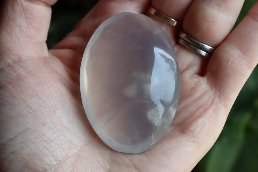 Lavender fluorite pocket stone 19 new