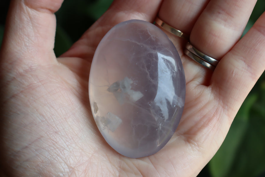 Lavender fluorite pocket stone 19 new