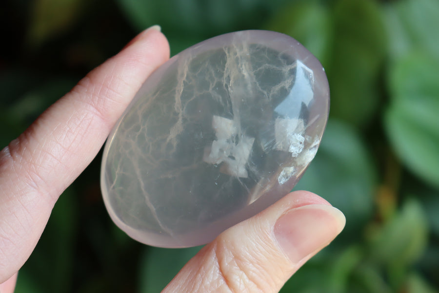 Lavender fluorite pocket stone 19 new