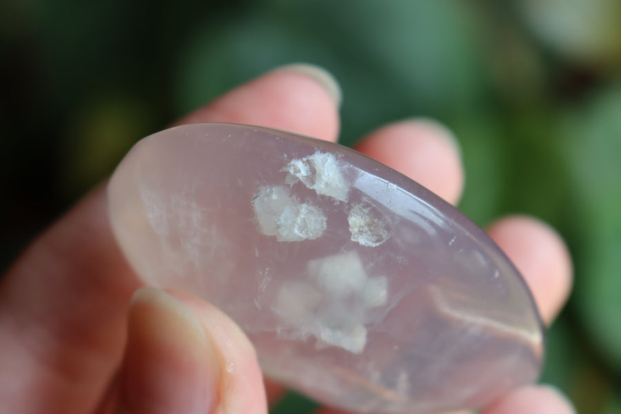 Lavender fluorite pocket stone 19 new