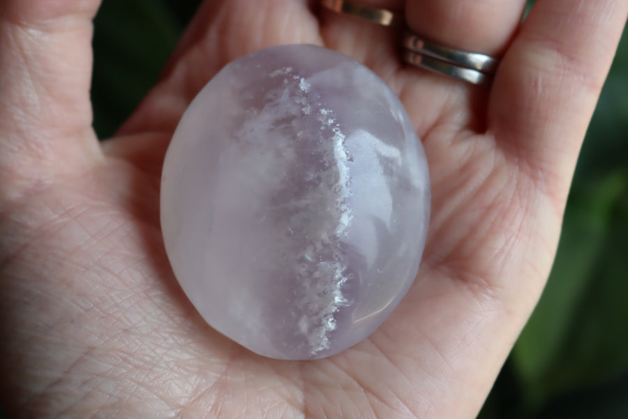 Lavender fluorite pocket stone 20 new