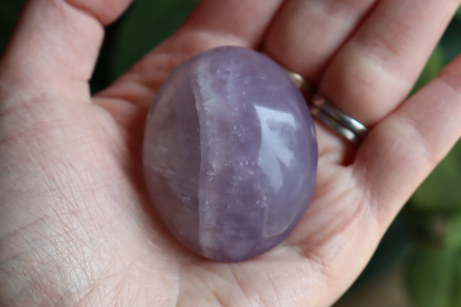 Lavender fluorite pocket stone 21 new