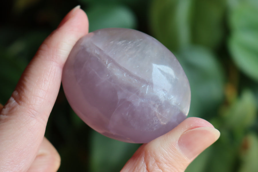 Lavender fluorite pocket stone 21 new