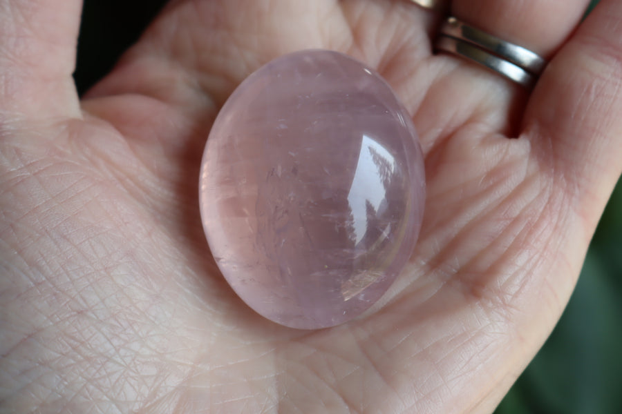 Rose quartz pocket stone 1 new