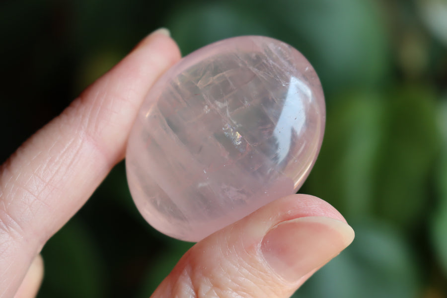 Rose quartz pocket stone 1 new