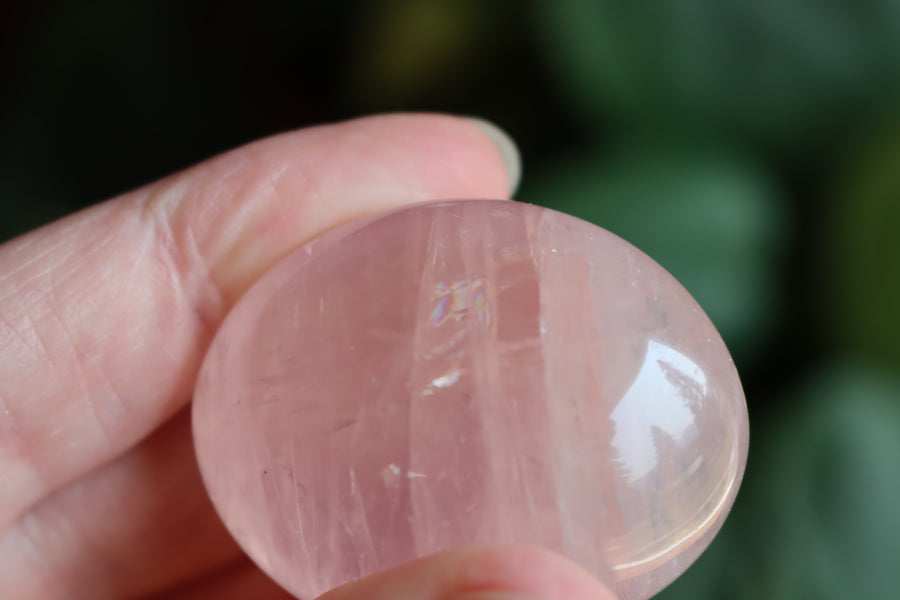 Rose quartz pocket stone 1 new