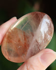 Hematoid quartz pocket stone 6 new